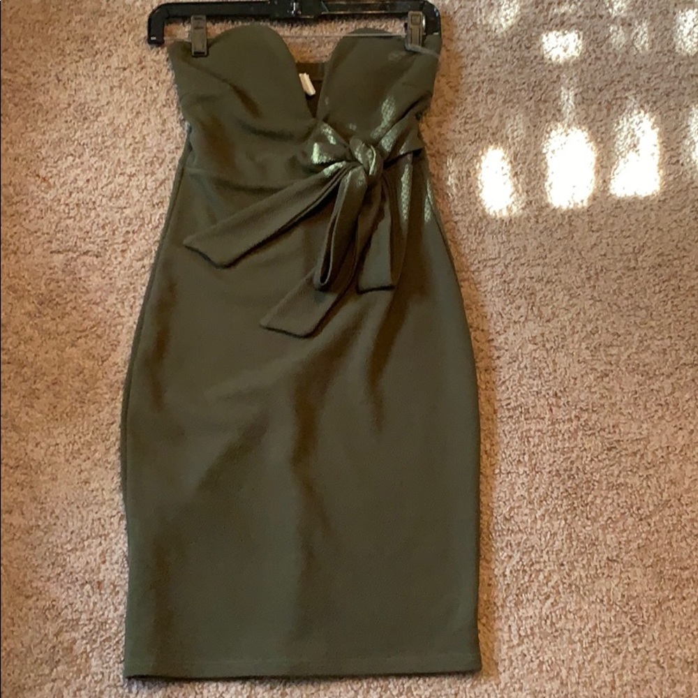 Strapless dress